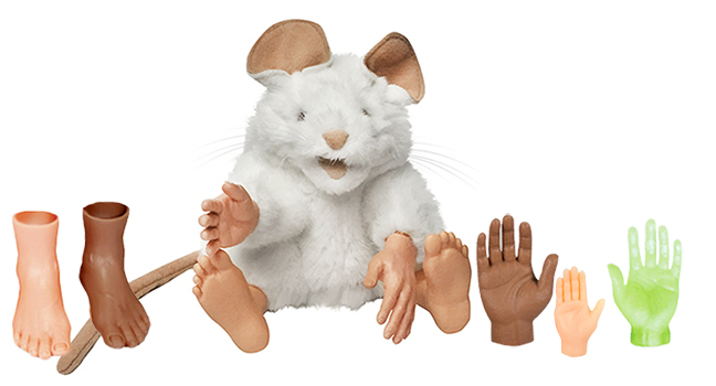 finger hands and finger feet puppets