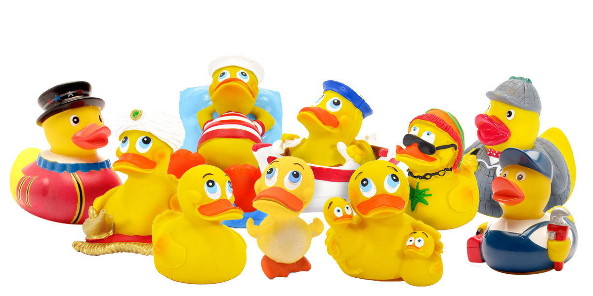 rubber ducks