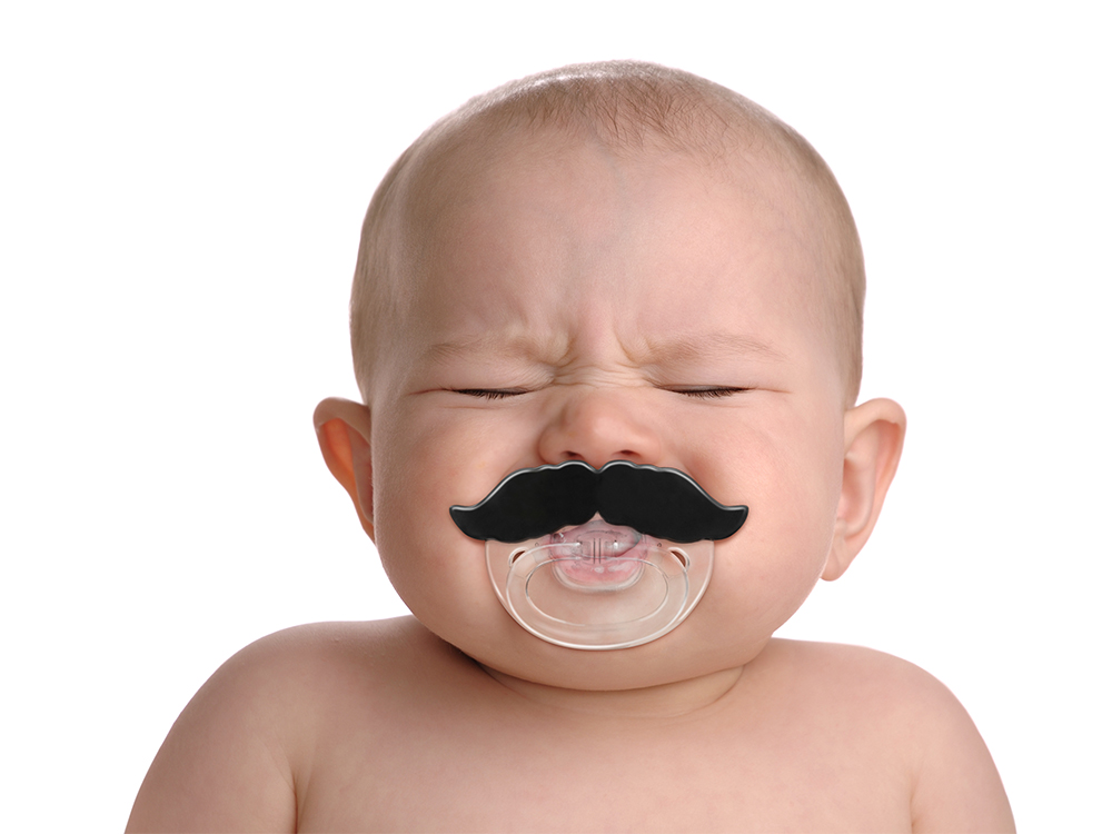 Mustache Pacifier