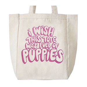 Full of Puppies tote bag