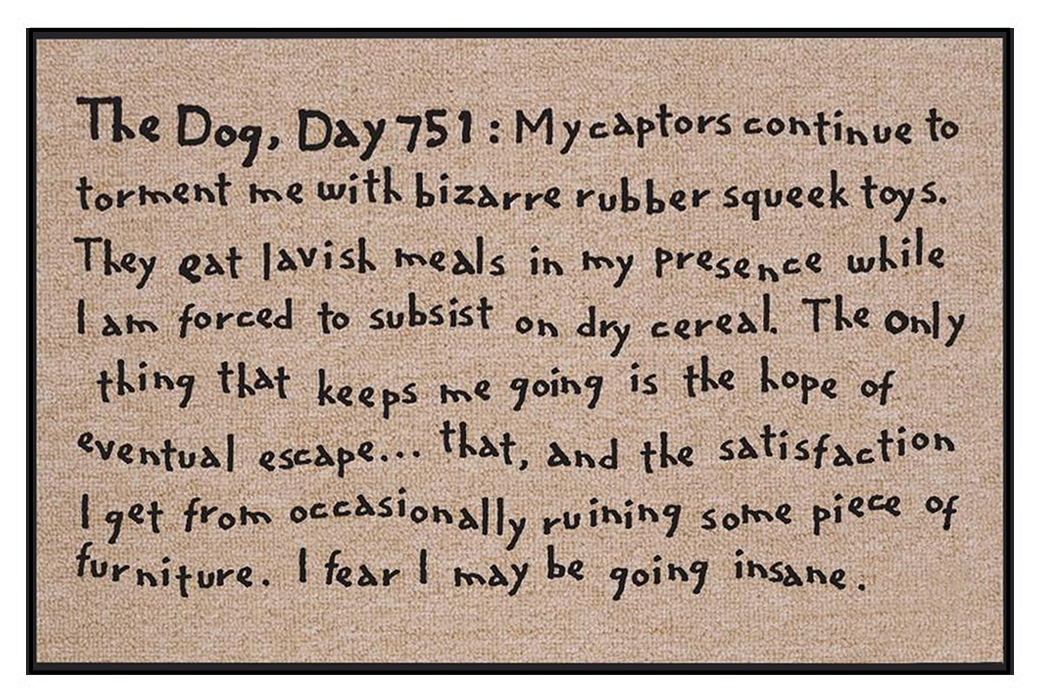 The Dog: Day 751 doormat