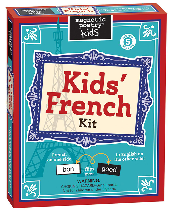 kids' french magnetic poetry kit