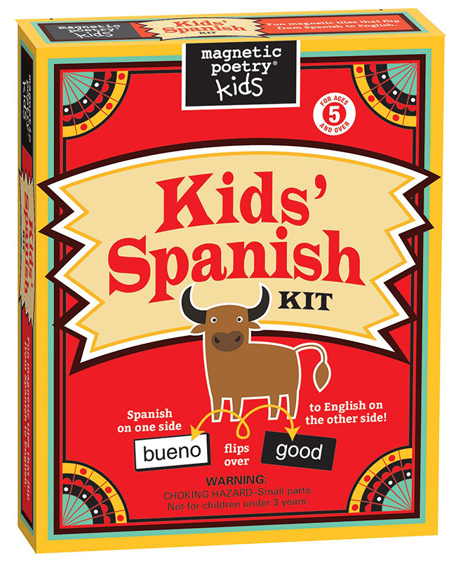 kids' spanish magnetic poetry kit