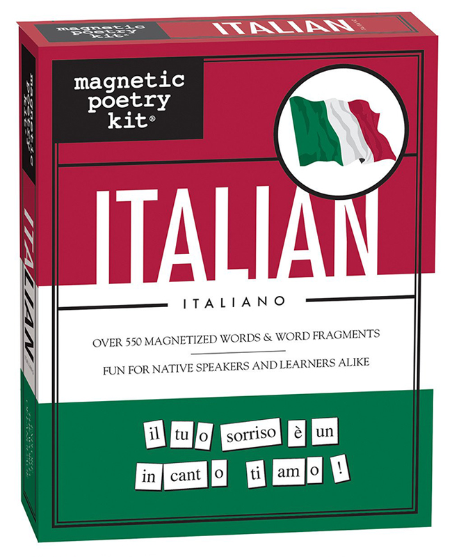 Italian magnetic poetry