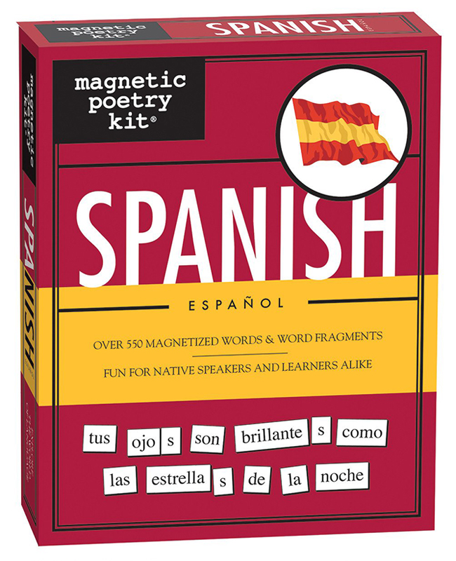 Spanish magnetic poetry