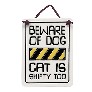 Beware of Dog sign