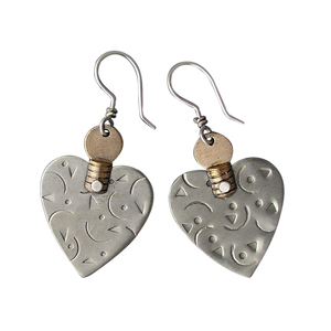 heart earrings