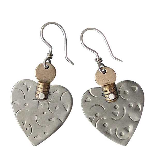 heart earrings